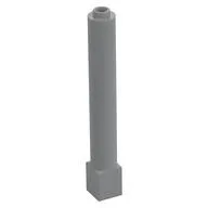 Support Round 1 x 1 x 6 Solid Pillar, Light Bluish Gray