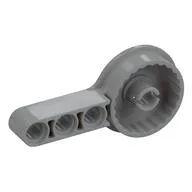Technic Rotation Joint Disk with Pin and 3L Beam Thick, Light Bluish Gray