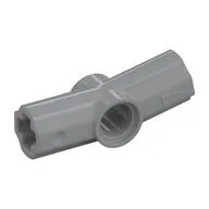Technic Axle and Pin Connector Angled #7 - 168.75°, Light Bluish Gray