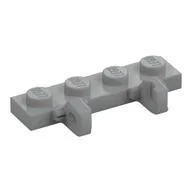 Hinge Plate 1 x 4 Locking Dual 1 Finger, Light Bluish Gray