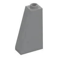 Brick Sloped 75° 2 x 1 x 3 with Hollow Stud, Light Bluish Gray