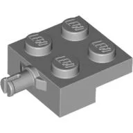 Plate Special 2 x 2 with Wheel Holder, Light Bluish Gray