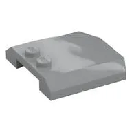 Brick Wedged, Curved Triple 4 x 4 x 2/3, 2 Studs, Light Bluish Gray