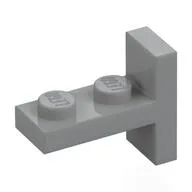 Bracket 1 x 2 with 1 x 2 Vertical Studs, Light Bluish Gray