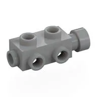 Brick Special 1 x 2 x 2/3 with Studs on Sides, Light Bluish Gray