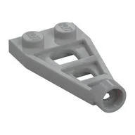 Plate Special 1 x 2 with Long Stud Receptacle (Space Wing), Light Bluish Gray