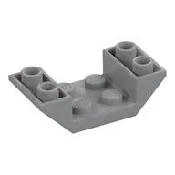 Brick Sloped Inverted 45° 4 x 2 Double with 2 x 2 Recessed, Light Bluish Gray