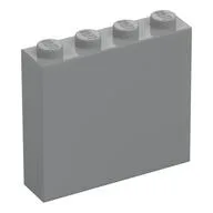 Brick 1 x 4 x 3, Light Bluish Gray