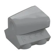 Engine / Air Scoop 2 x 2, Light Bluish Gray