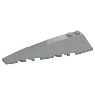 Brick Wedged, Curved 10 x 3 Left, Light Bluish Gray