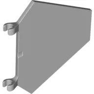 Flag 5 x 6 Hexagonal with C Clips, Light Bluish Gray