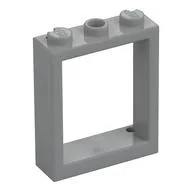 Window Frame 1 x 3 x 3, Light Bluish Gray