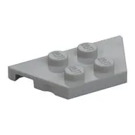 Wedge Plate 2 x 4, Light Bluish Gray