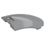 Windscreen 6 x 8 x 2 Curved, Light Bluish Gray