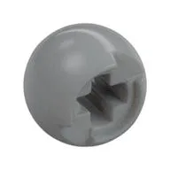 Technic Ball Joint with Through Axle Hole, Light Bluish Gray