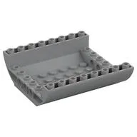 Brick Curved Inverted 8 x 8 x 2 Double, Light Bluish Gray