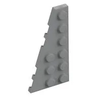 Wedge Plate 6 x 3 Left, Light Bluish Gray