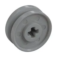 Wheel 18 x 8 with Fake Bolts and Shallow Spokes and Axle Hole, Light Bluish Gray