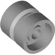 Wheel 11 x 11 with Pin Hole, Stud, Light Bluish Gray