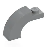 Brick Arch 1 x 3 x 1 2/3 Curved Top, Light Bluish Gray