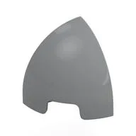 Brick Round Curved 1 x 1 x 1 Quarter Dome, Light Bluish Gray