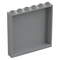 Panel 1 x 6 x 5, Light Bluish Gray