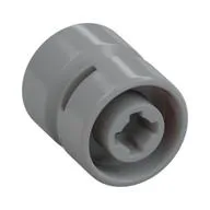 Wheel 11 x 12 with Hole Notched for Wheels Holder Pin, Light Bluish Gray