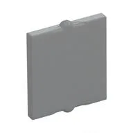 Glass for Window 1 x 2 x 2 Flat, Light Bluish Gray