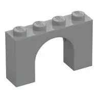 Brick Arch 1 x 4 x 2, Light Bluish Gray