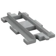 Duplo Train Track 4 x 8 Straight, Light Bluish Gray