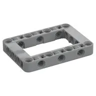 Technic Beam Frame 5 x 7 with 3 x 5 Opening Thick, Light Bluish Gray