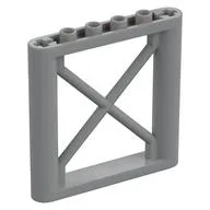 Support 1 x 6 x 5 Girder Rectangular, Light Bluish Gray