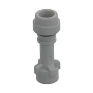 Weapon Lightsaber Hilt with Bottom Ring, Light Bluish Gray