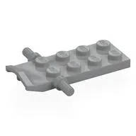 Plate Special 2 x 4 with Side Pins, Light Bluish Gray
