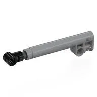 Technic Shock Absorber 11L with Internal Spring, Black Top, Light Bluish Gray