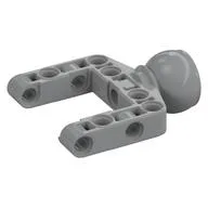 Technic Steering Ball Joint Large Open with C-Shape Pivot Frame [Reinforced], Light Bluish Gray