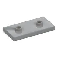 Plate Special 2 x 4 with Groove and Two Center Studs (Jumper), Light Bluish Gray