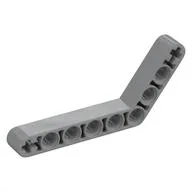 Technic Beam 1 x 9 Bent (6 - 4) Thick, Light Bluish Gray