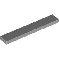 Tile 1 x 6 with Groove, Light Bluish Gray