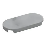 Tile Round 2 x 4, Light Bluish Gray