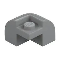 Brick Round, Curved 2 x 2 x 1 1/3, Corner, Light Bluish Gray