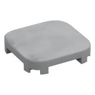 Tile Round Corners 4 x 4 x 2/3, Light Bluish Gray