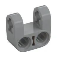 Technic Axle and Pin Connector Perpendicular Double Split [Reinforced], Light Bluish Gray