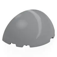 Dome 6 x 3 x 3 Half, Light Bluish Gray