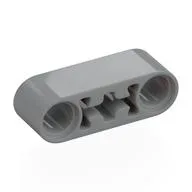 Technic Beam 1 x 3 Thick with Center Axle Hole, Light Bluish Gray