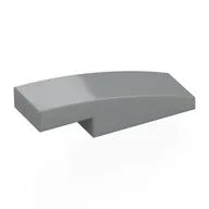 Brick Curved 3 x 1 x 2/3, Light Bluish Gray