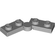 Hinge Plate 1 x 4 Swivel Top / Base - Solid Clip [Complete Assembly], Light Bluish Gray
