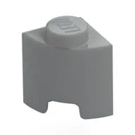 Brick Round, Quarter 1 x 1, Light Bluish Gray