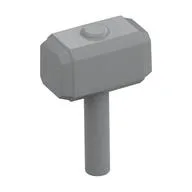 Tool Hammer / Sledgehammer, Light Bluish Gray