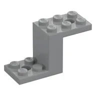 Bracket 5 x 2 x 2 1/3 with Holes, Inside Stud Holder, Light Bluish Gray